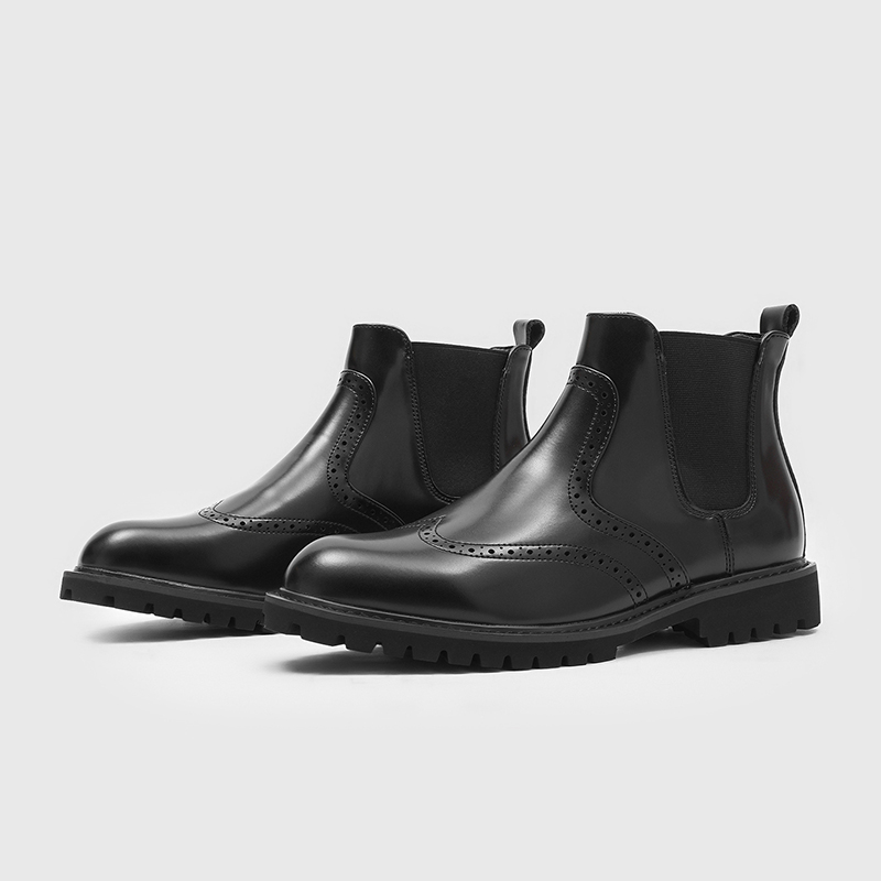 Men'S Shoes Brogues - 남성 패션 웨딩 파티 첼시 부츠