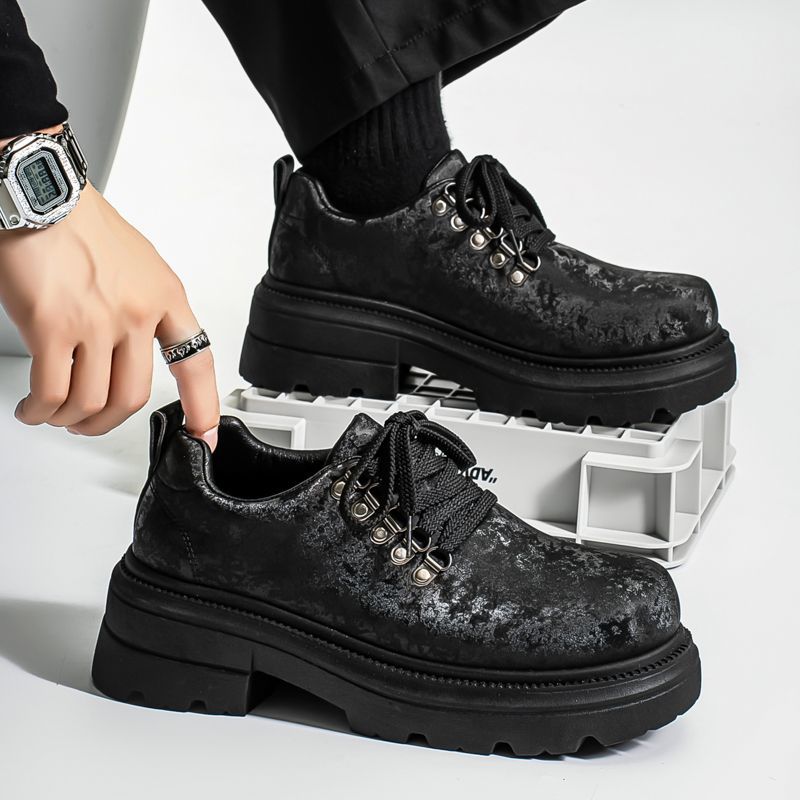 Men'S Shoes Height Increase - 겨울 남성 레트로 영국 스타일 캐주얼
