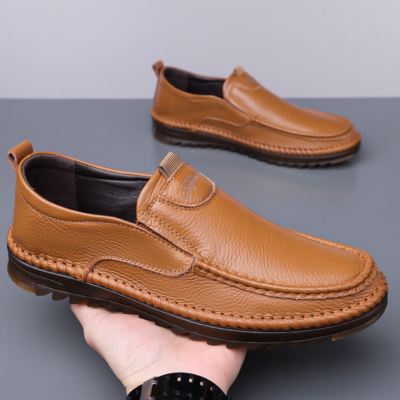 Men'S Shoes Size 43 In Us - 남성용 천연 가죽 신발 2026 봄