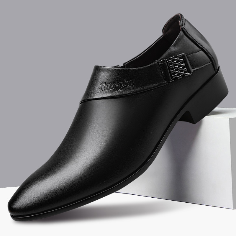 Men Shoes Official - 남성용 PU 가죽 신발, 정장 원피스