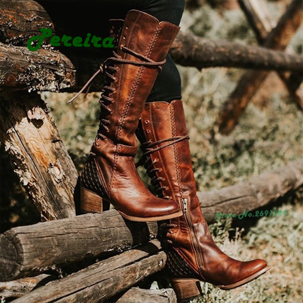 Men'S Shoes Size 43 In Us - 빈티지 카우보이 레이스업 남성 부츠, 검투사