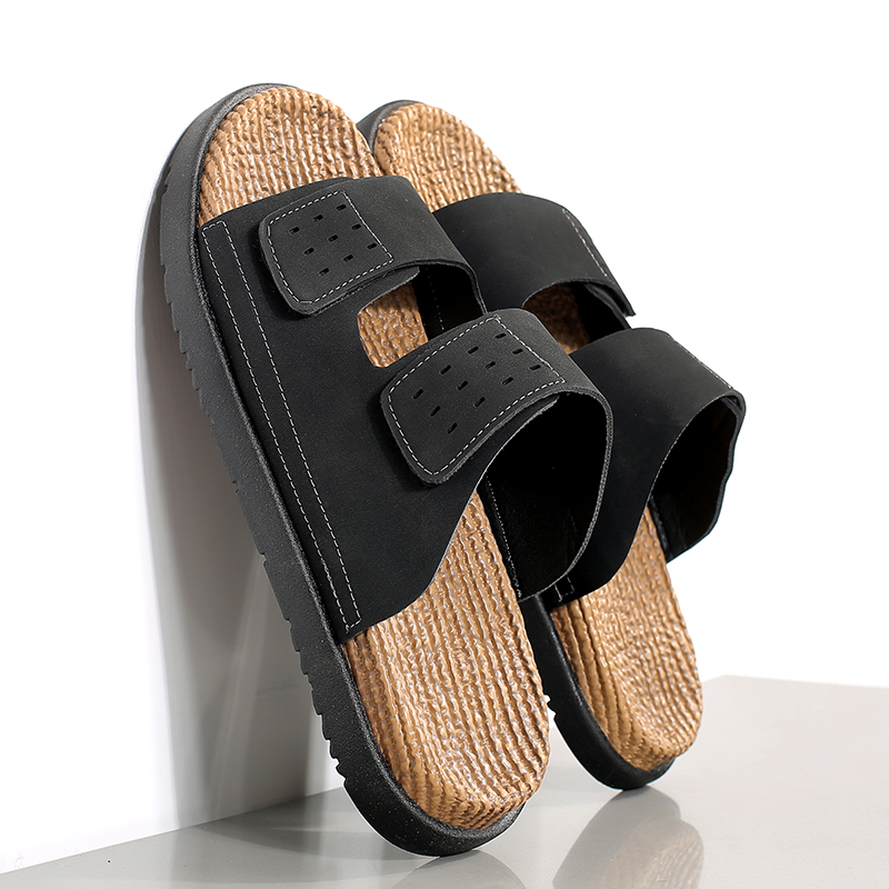 Men'S Shoes Drivers - 디자이너 남성 여름 샌들 천연 가죽