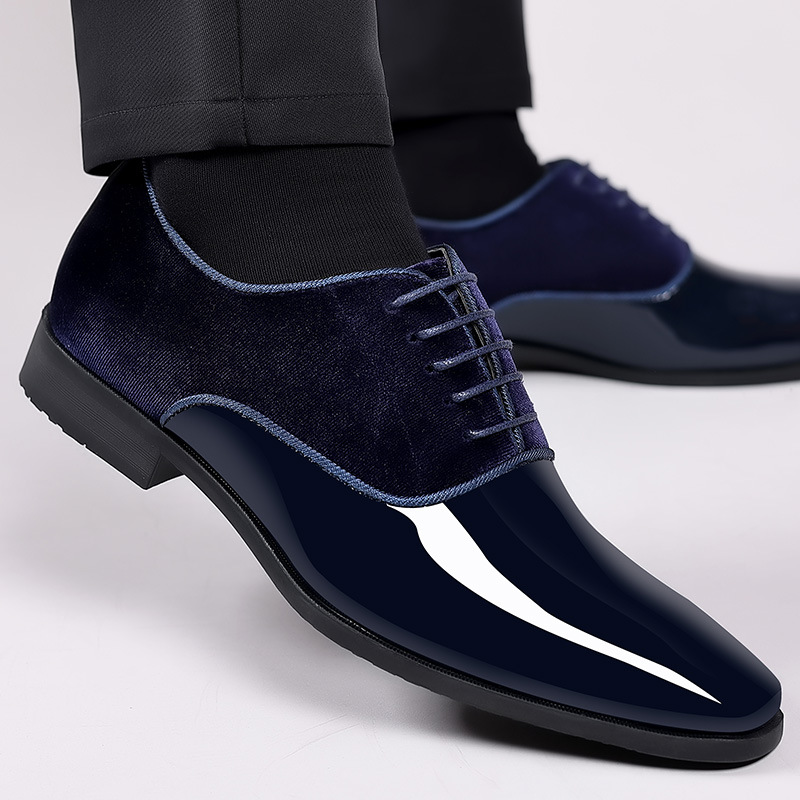 Men Shoes Official - 남성용 비즈니스 가죽 신발, 레이스업 포멀