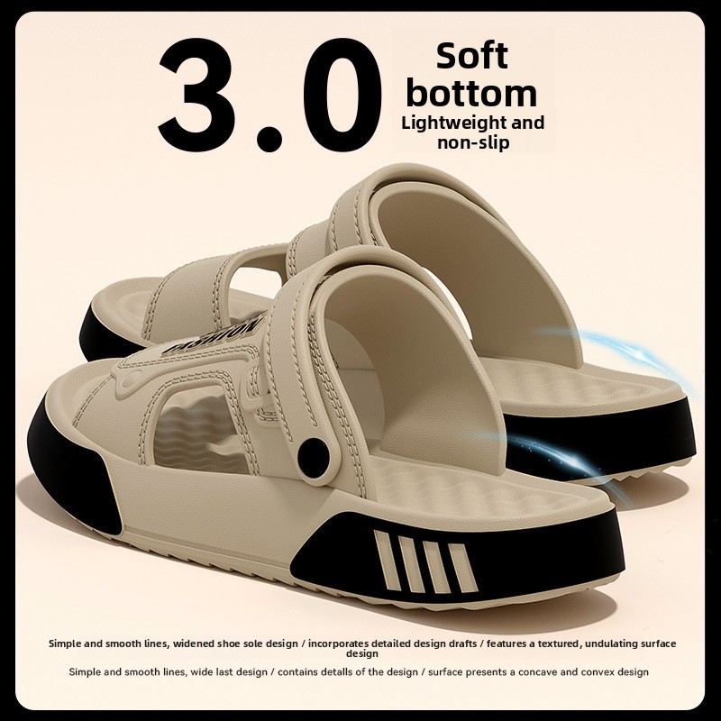 Men'S Shoes Drivers - 두꺼운 밑창의 시원한 슬리퍼 남성용 신상