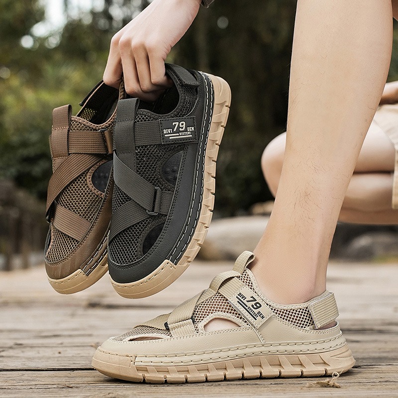 Sandal Sport Outdoor - 남성 샌들 여름 메쉬 통기성 속이