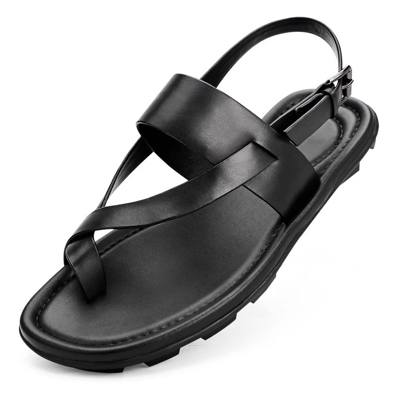 Men'S Shoes Size 43 In Us - 정품 가죽 남성 샌들 럭셔리 수제