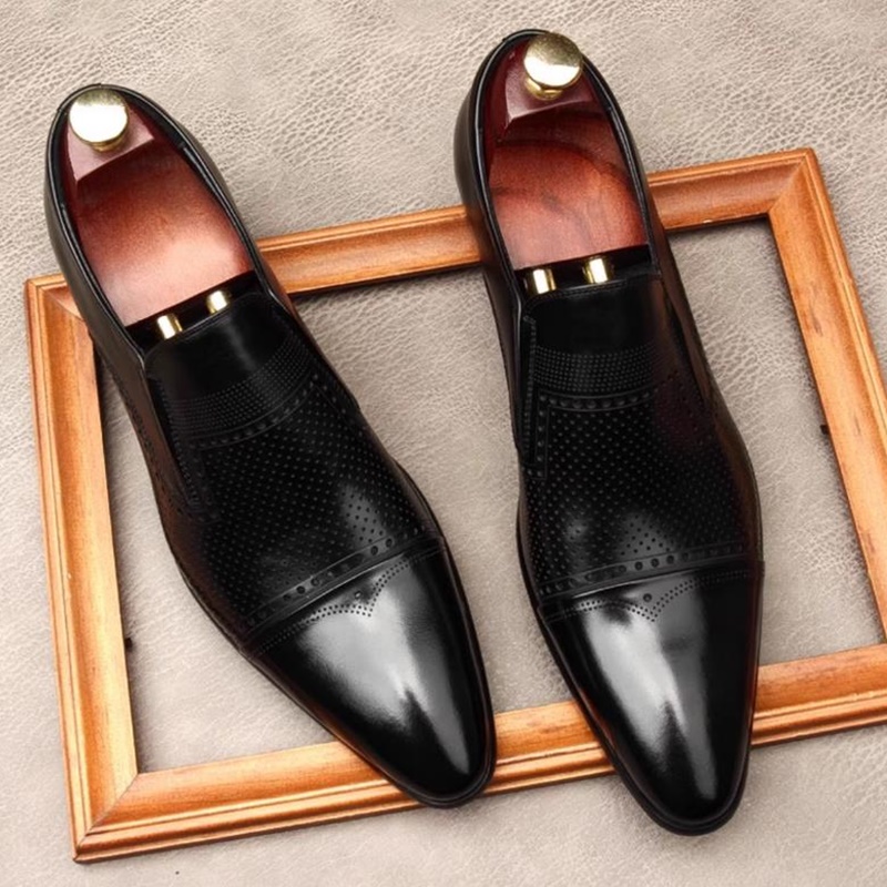 Men'S Shoes Size 43 In Us - 비즈니스 정장 가죽 구두 남성용 천연