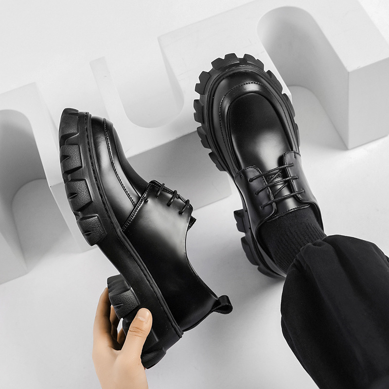 Men Shoes Prada - 남성 가죽 신발 남성 2023 새로운