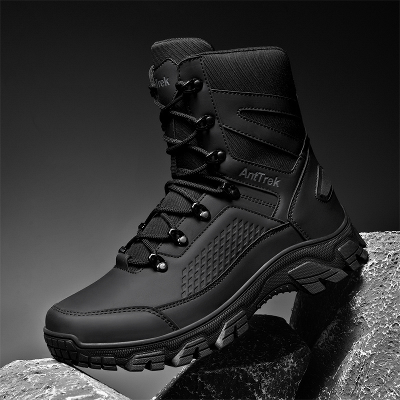 Men'S Shoes Dq - 남성용 와일드 트레이닝 부츠 사계절 하이탑