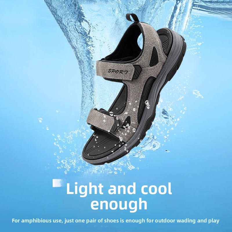 남성 여름 해변 샌들 휴가 통기성 워터 슈즈 남성 레트 - Sandal Sport Outdoor 리뷰 및 가격