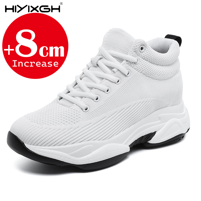 남성 여성 8cm 높이 증가 운동화 메쉬 통기성 하이탑 - Men'S Shoes Height Increase 리뷰 및 가격