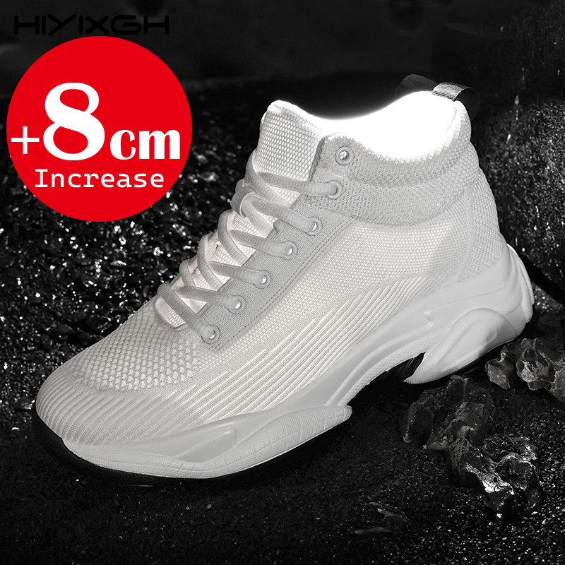 남성 여성 8cm 높이 증가 운동화 메쉬 통기성 하이탑 - Men'S Shoes Height Increase 리뷰 및 가격