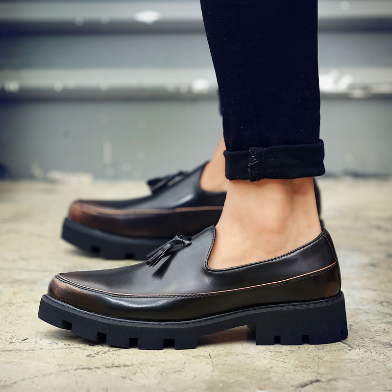 남성용 캐주얼 신발, 뾰족한 앞코, 두꺼운 밑창 신발, - Men Shoes Prada 리뷰 및 가격