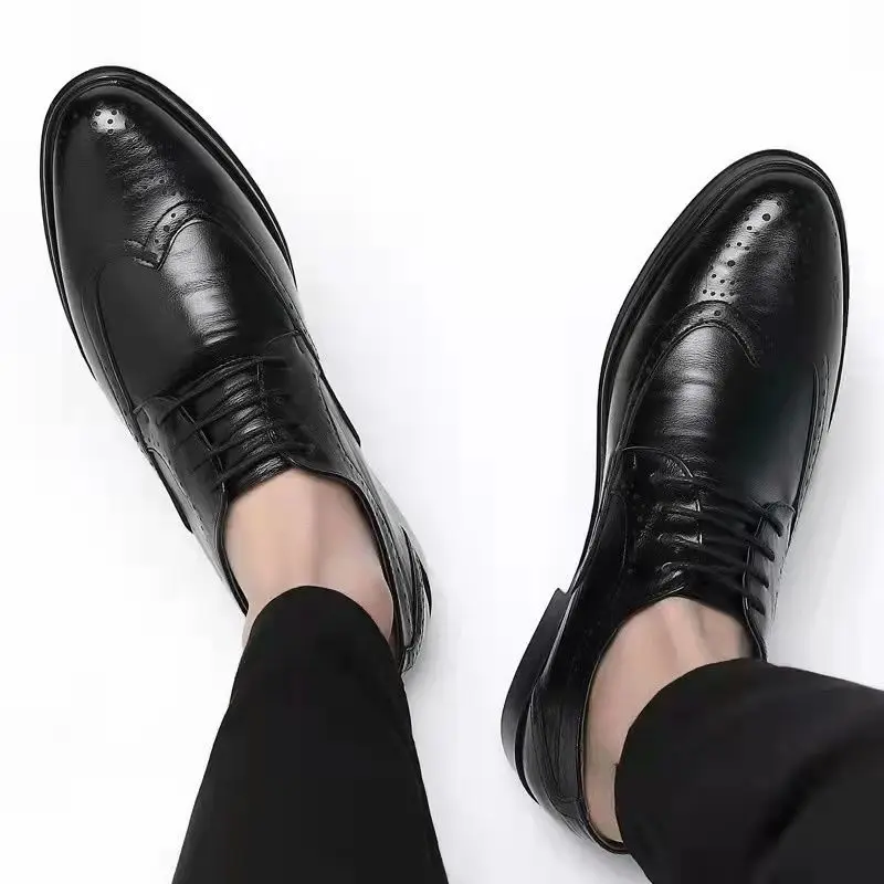 남성용 통기성 소셜 슈즈, 포인티드 토, 저렴한 청산  - Men Shoes Official 리뷰 및 가격