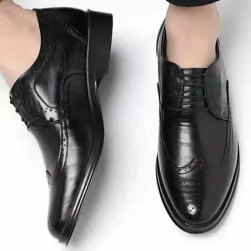 남성용 통기성 소셜 슈즈, 포인티드 토, 저렴한 청산  - Men Shoes Official 리뷰 및 가격