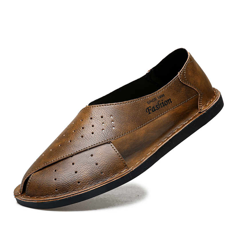 ClaWave 남성 수제 캐주얼 샌들 여름 속이 빈 통 - Men Shoes Eu To Us Size 리뷰 및 가격