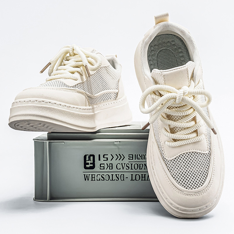 남성용 통기성 메쉬 플랫폼 스케이트 신발 여름 경량 캐 - Men Shoes Eu To Us Size 리뷰 및 가격
