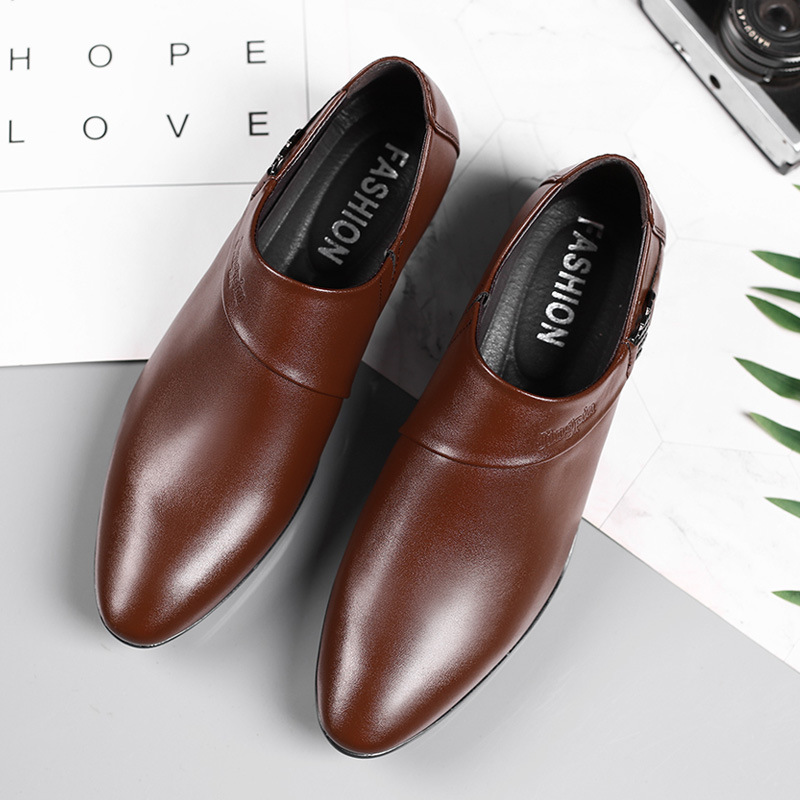 남성용 PU 가죽 신발, 정장 원피스 신발, 플러스 사 - Men Shoes Official 리뷰 및 가격