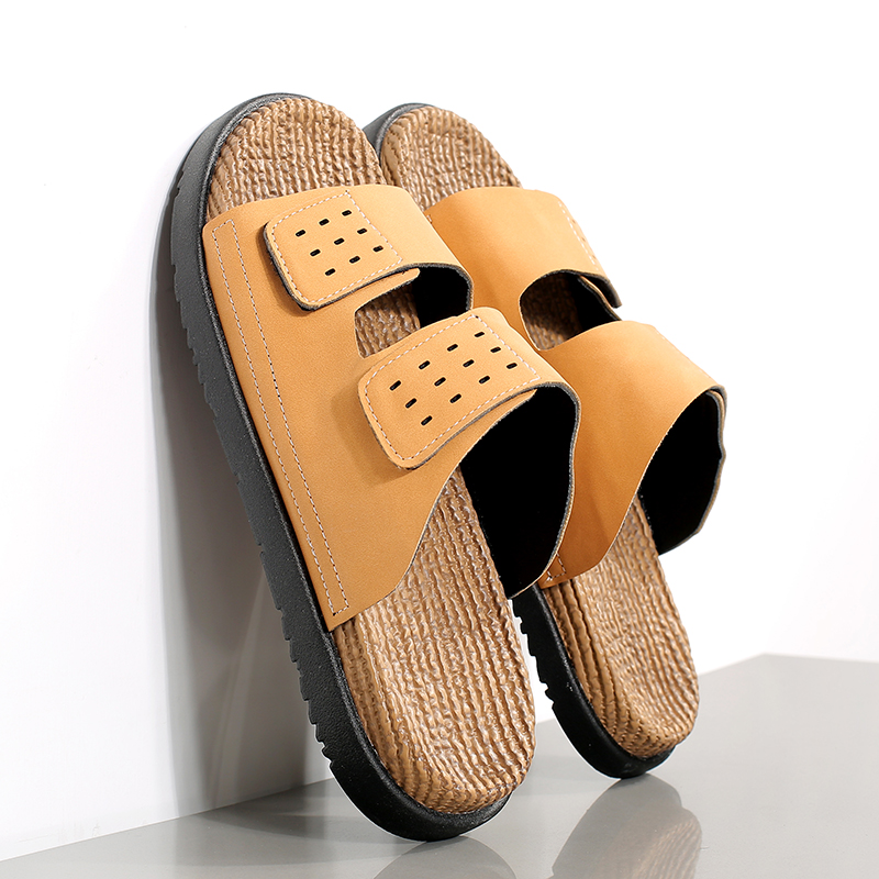 디자이너 남성 여름 샌들 천연 가죽 스포츠 슬리퍼 비치 - Men'S Shoes Drivers 리뷰 및 가격