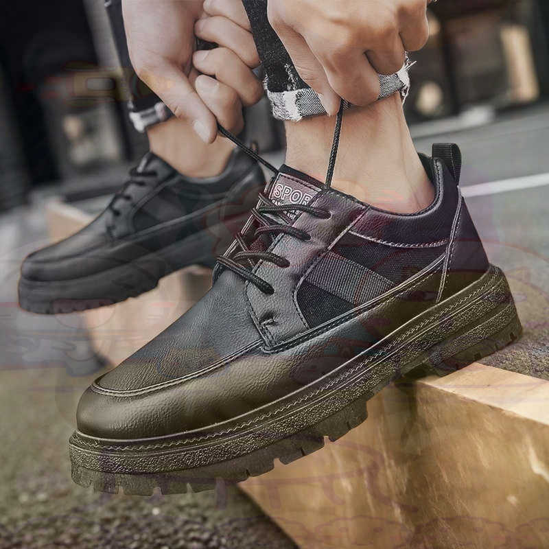 어두운 천연 가죽 패션 트레이너 테니스 남성 운동화 패 - Men Shoes Eu To Us Size 리뷰 및 가격