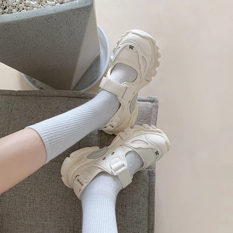 여성 스포츠 샌들 웨지 속이 빈 여성 샌들 야외 멋진  - Sandal Sport Outdoor 리뷰 및 가격