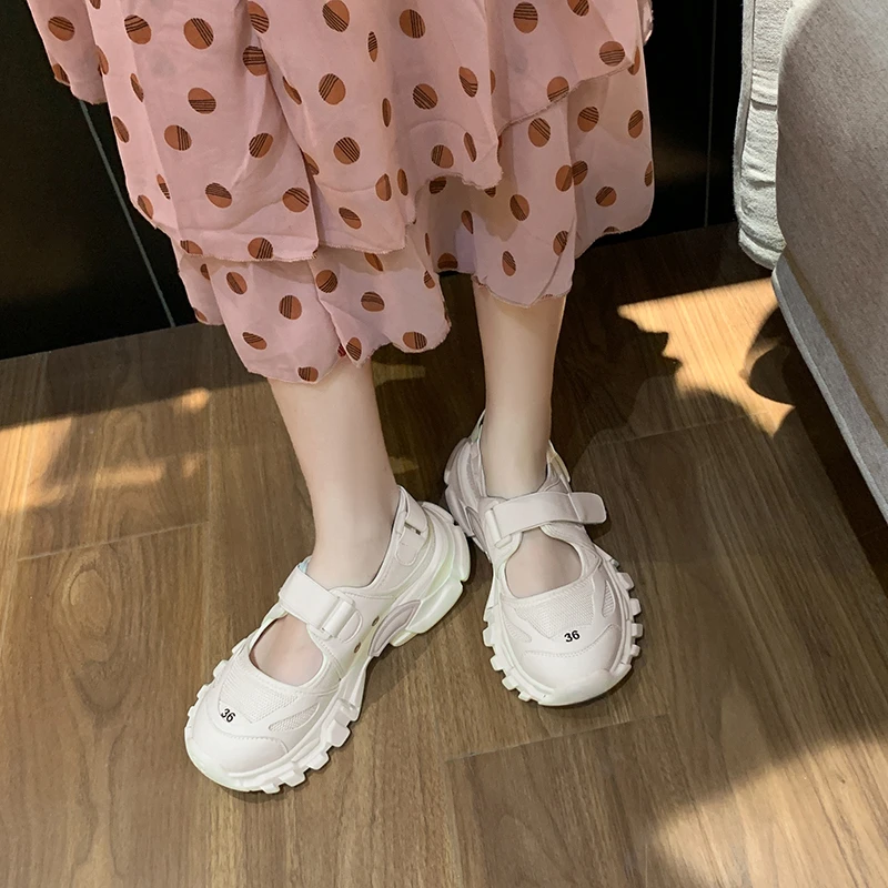 여성 스포츠 샌들 웨지 속이 빈 여성 샌들 야외 멋진  - Sandal Sport Outdoor 리뷰 및 가격