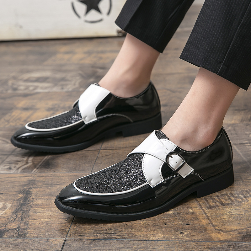 럭셔리 남성 가죽 신발 남성용 고품질 골드 드레스 신발 - Men Shoes Official 리뷰 및 가격