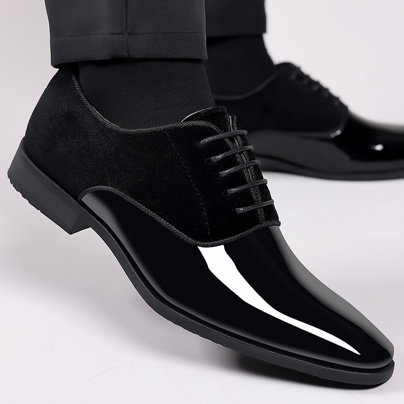 남성용 비즈니스 가죽 신발, 레이스업 포멀 슈즈, 남성 - Men Shoes Official 리뷰 및 가격