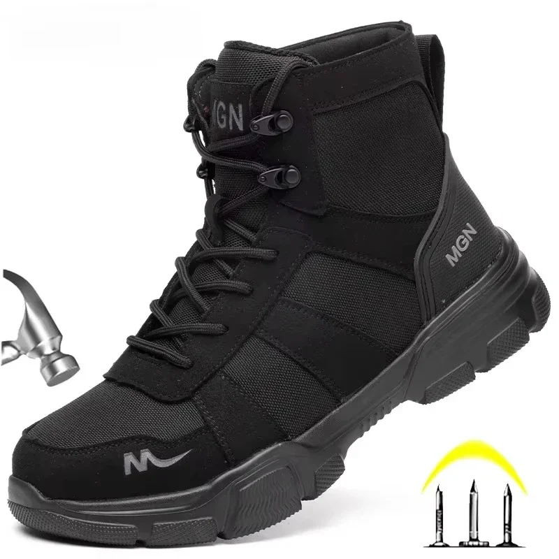 워커 파괴할 수 없는 남성용 안전화, 강철 발가락 신발 - Men'S Shoes Dq 리뷰 및 가격