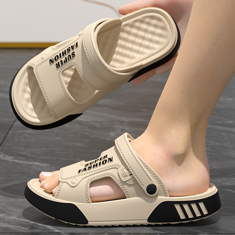 두꺼운 밑창의 시원한 슬리퍼 남성용 신상 여름 외출용  - Men'S Shoes Drivers 리뷰 및 가격