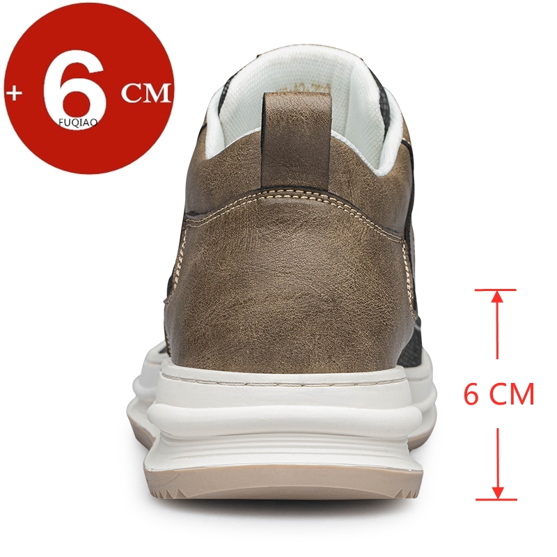 남성용 키높이 운동화, 6CM 깔창 내장, 캐주얼 가죽 - Men'S Shoes Height Increase 리뷰 및 가격