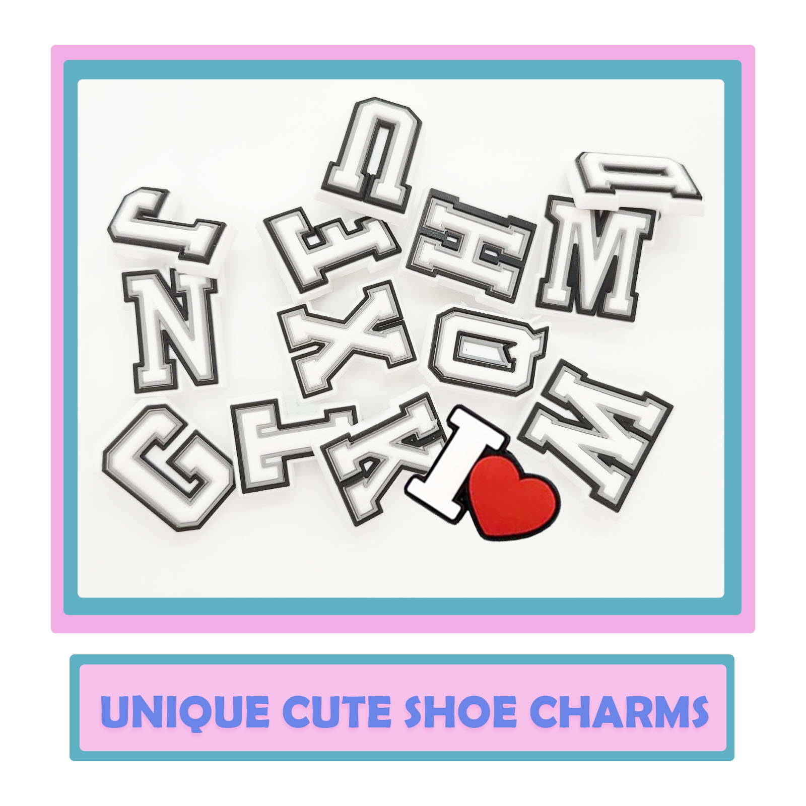 54Pcs 알파벳 구두 매력 - 구두 장식 액세서리 남 - Men Shoes Variety 리뷰 및 가격