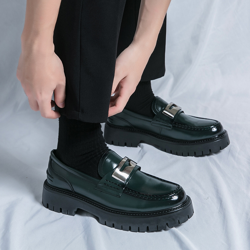 플랫폼 새로운 남성 드레스 가죽 신발 높은 클래식 편안 - Men Shoes Prada 리뷰 및 가격