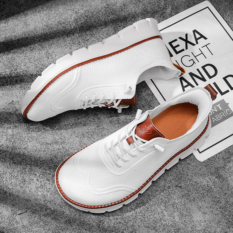 스타일리시 남성 와이드 박스 슈즈 맨발 신발 캐주얼 메 - Men'S Shoes Brogues 리뷰 및 가격