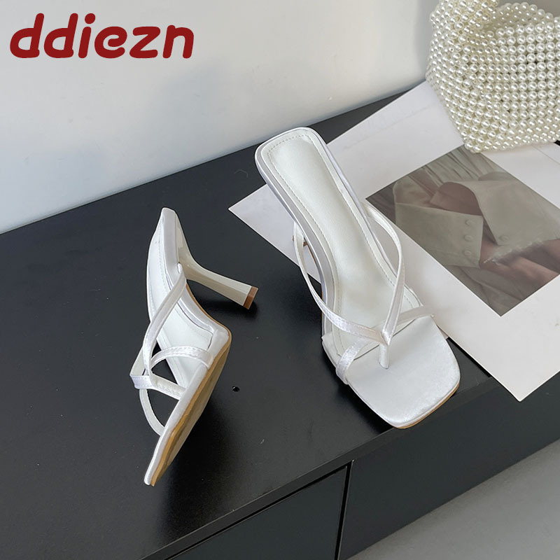 핑크 패션 광장 발가락 여성 얇은 발 뒤꿈치 신발 여성 - Men'S Shoes Size 43 In Us 리뷰 및 가격
