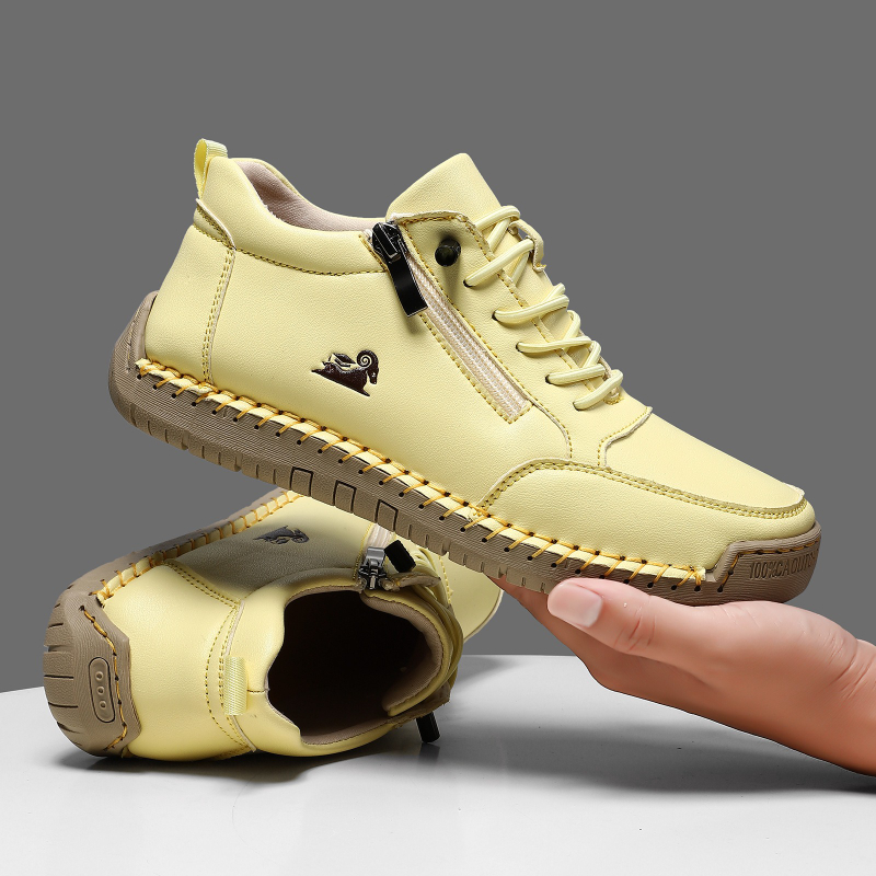 여성 운동화 수제 가죽 캐주얼 신발 남성용 야외 소프트 - Men'S Shoes Dq 리뷰 및 가격