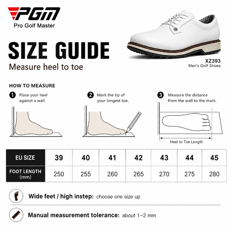 PGM 남성용 방수 골프 신발 미끄럼 방지 마이크로 화 - Men Shoes Eu To Us Size 리뷰 및 가격